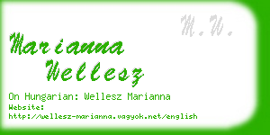 marianna wellesz business card